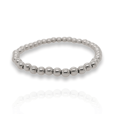 Silver Bead Bracelet